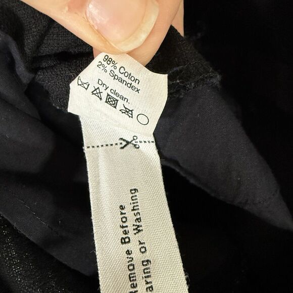 J. Crew Shorts Women's 8 Black Pleated Pockets Cotton Blend Side Zip 2.5" Inseam - Picture 6 of 8